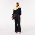 Lacoste női magas nyakú gyapjú pulóver