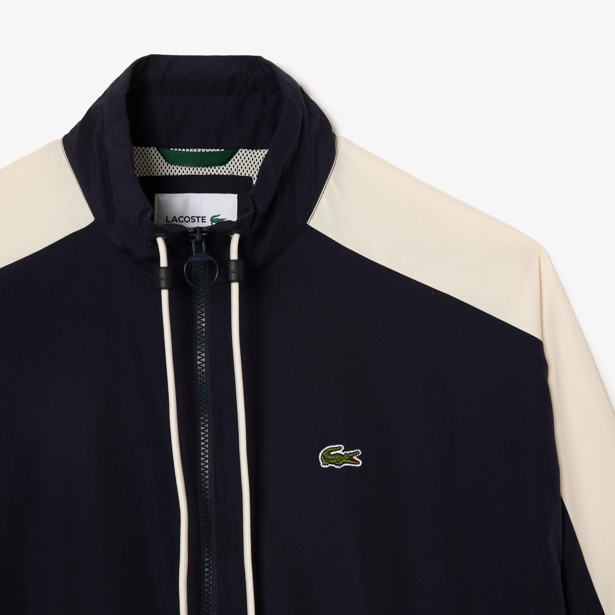 Lacoste Water Resistant Colourblock Zipped Jacket