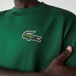 Lacoste unisex tričko volného střihu z organické bavlny s velkým krokodýlem