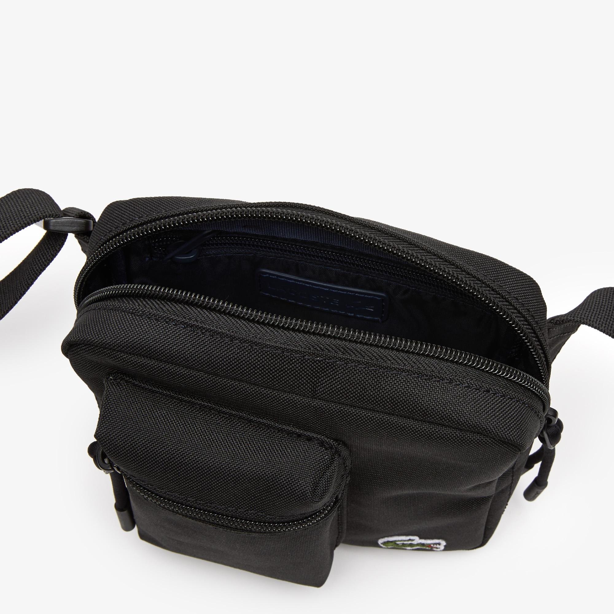 Lacoste Unisex taška na fotoaparát s nastaviteľným popruhom a zipsom na rameno