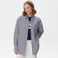 Lacoste x Bandier Women's Striped Cotton Poplin Shirt525