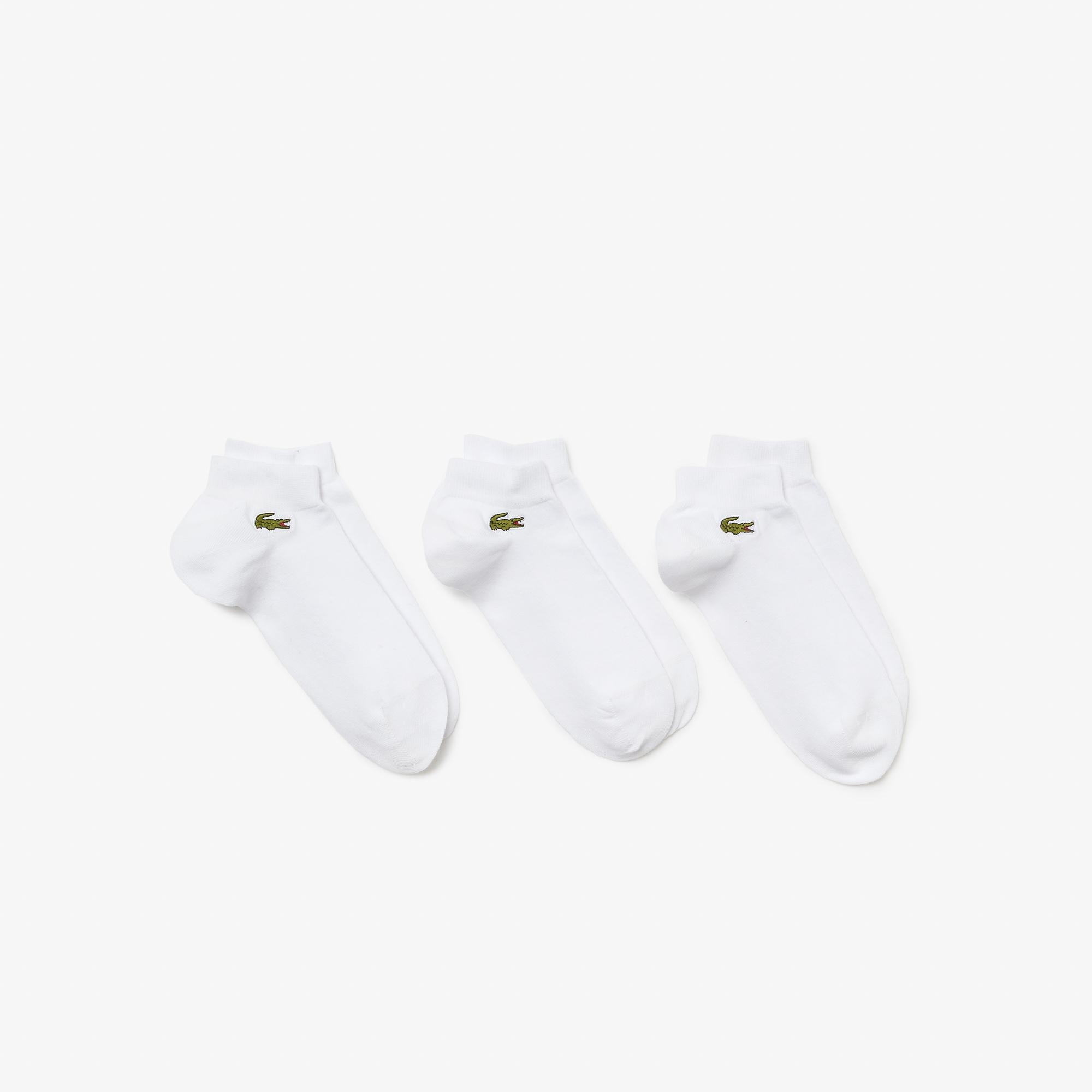 Lacoste balení tří kusů unisex ponožek SPORT s nízkým střihem