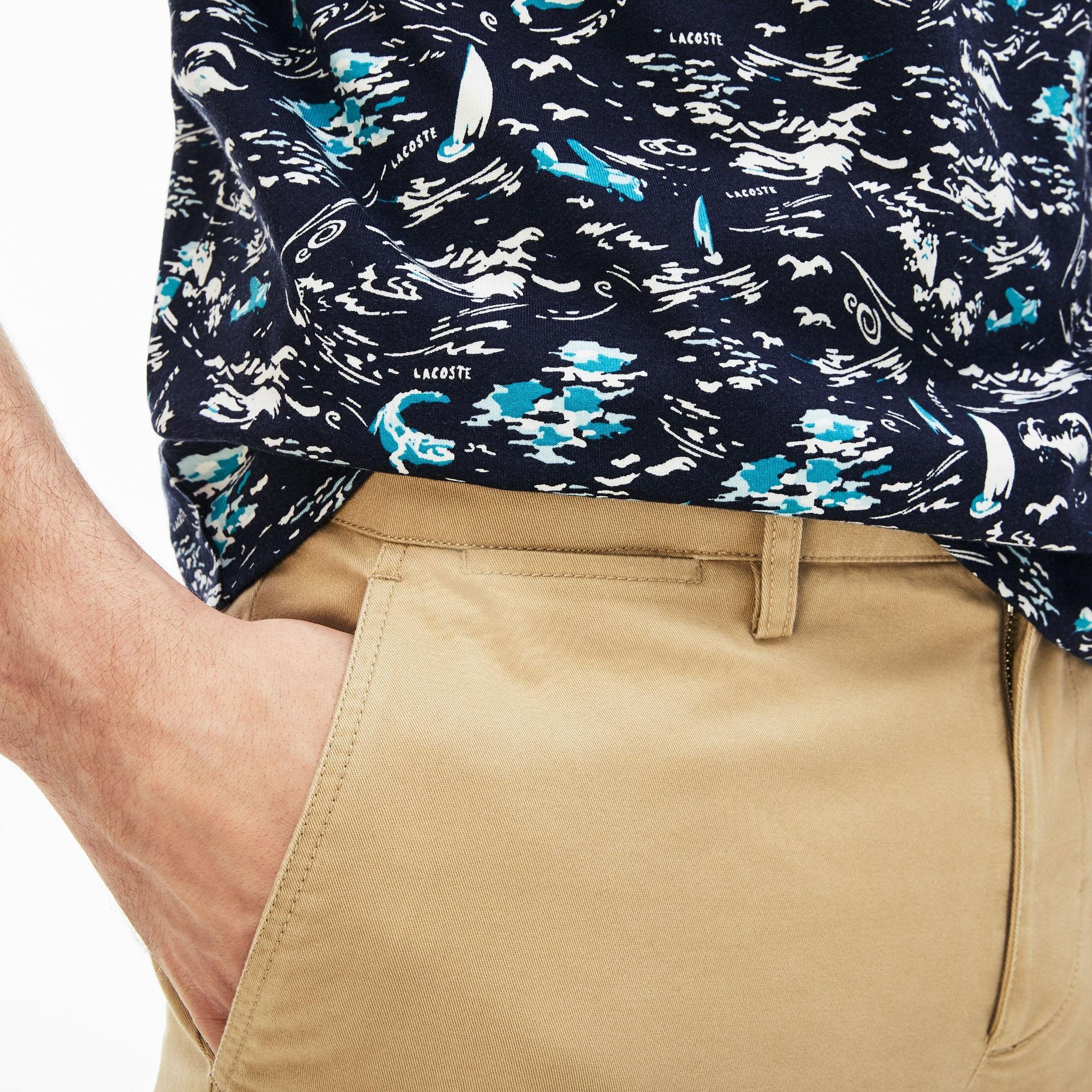Lacoste Men's Slim Fit Stretch Gabardine Chino Pants