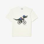 Lacoste męski T-shirt z bawełny organicznej x Netflix