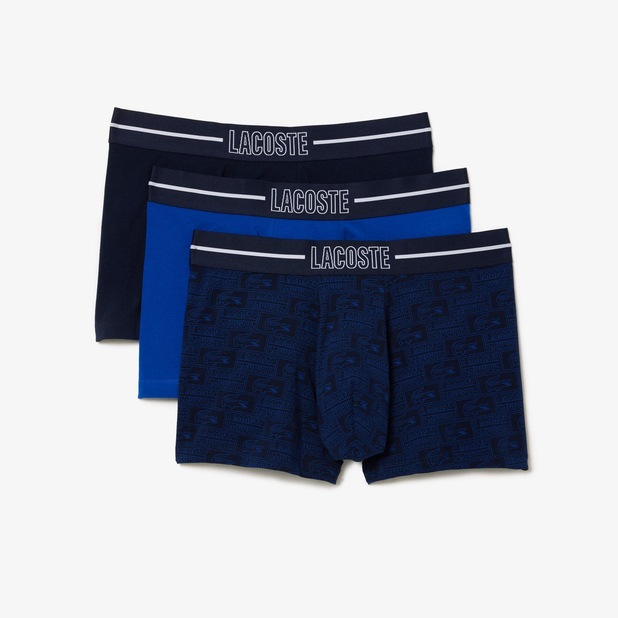 Lacoste 3-pack Stretch Cotton Jersey Trunks