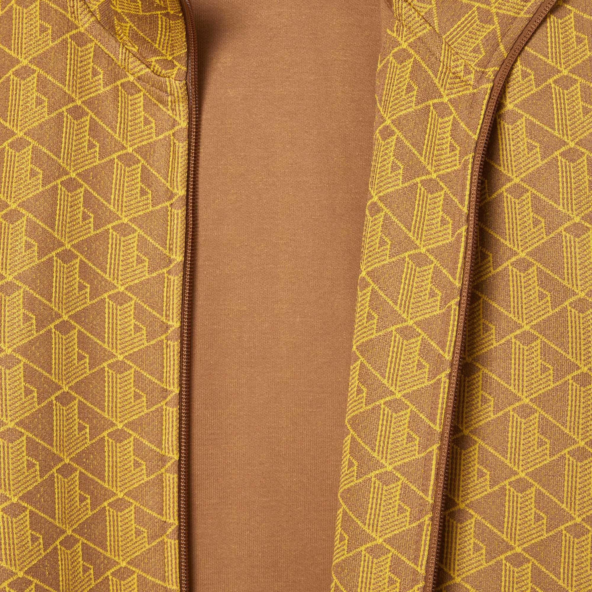 Lacoste Paris bluza z monogramem zapinana na suwak