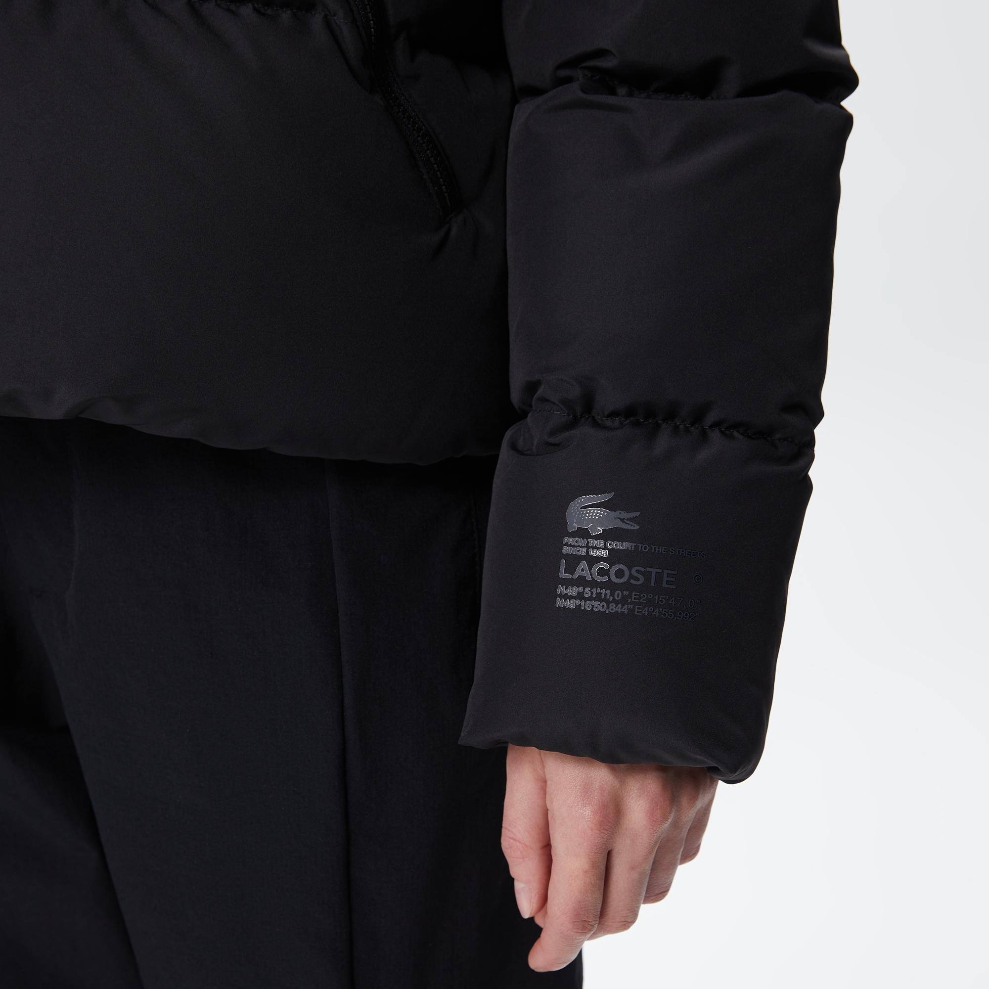 Lacoste dámská zateplená skládací bunda z taftu