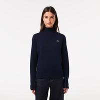 Lacoste Women's  High Neck Wool Sweater166