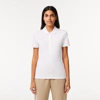 Lacoste Women's  Slim fit Stretch Cotton Piqué Polo Shirt001