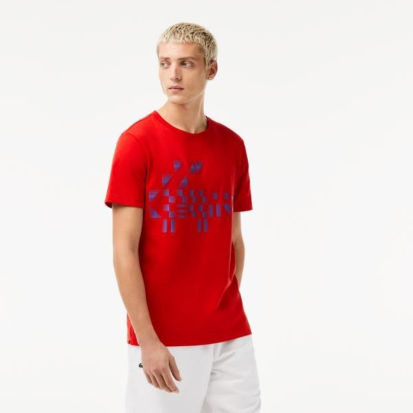 Lacoste Men's  SPORT x Novak Djokovic Printed T-Shirt