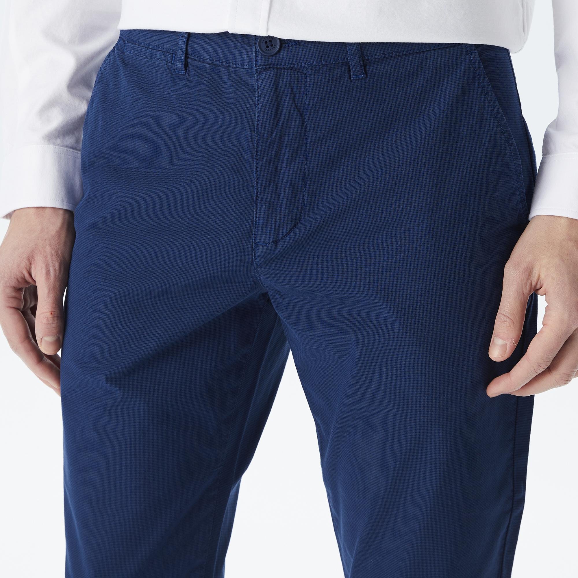 Blue Men's Lacoste Slim Fit Trousers