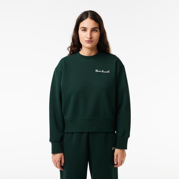 Lacoste Women's Oversized Double Face Sweatshirt