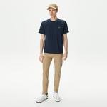 Lacoste Men's Slim Fit Crew-Neck Patterned T-Shirt