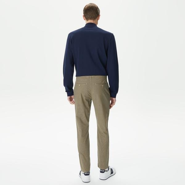 Men's Lacoste Slim Fit Trousers Beige