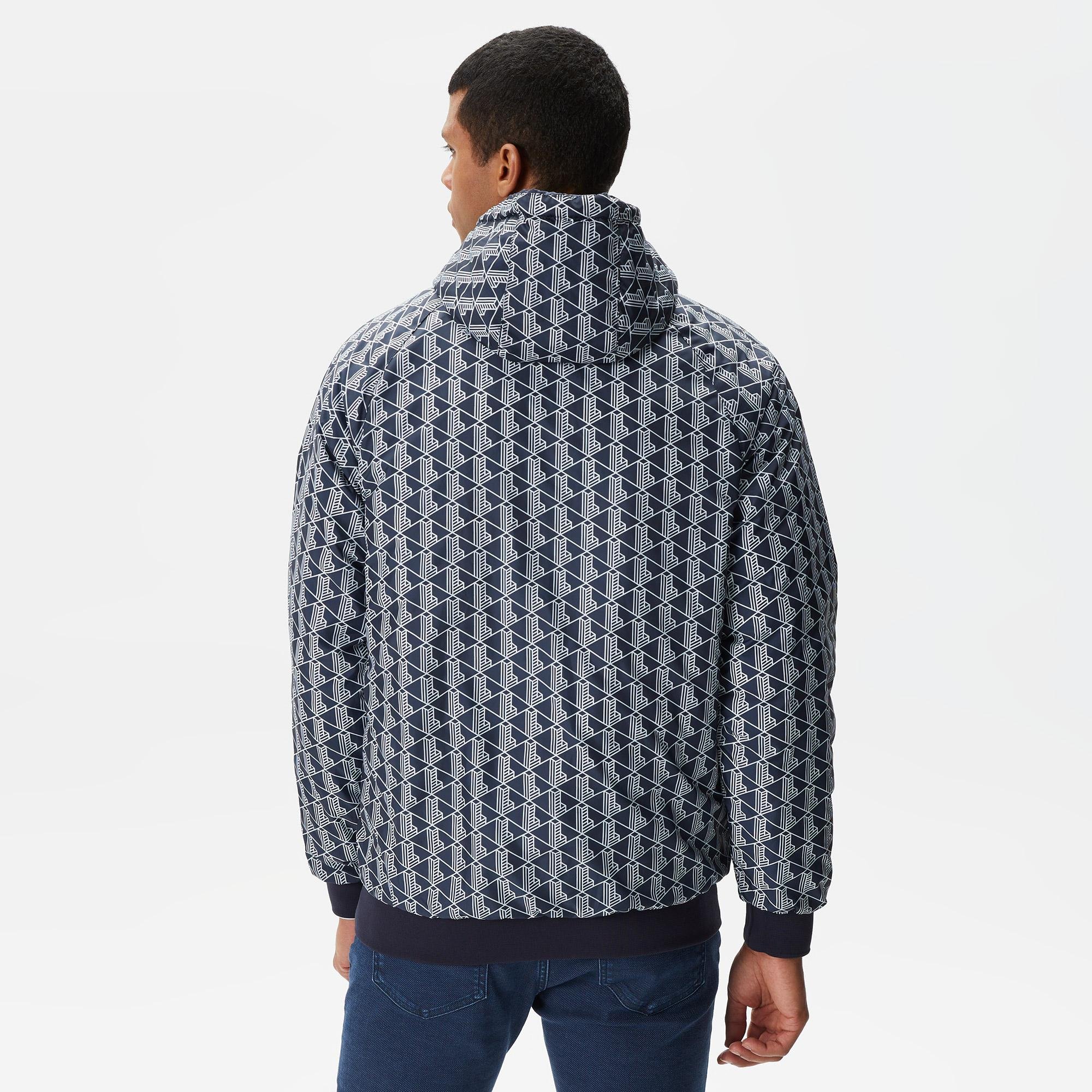 Lacoste Men's Monogram Double-Sided Jacket