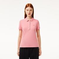 Lacoste damska koszulka polo z elastycznej piki bawełnianej Slim FitQDS