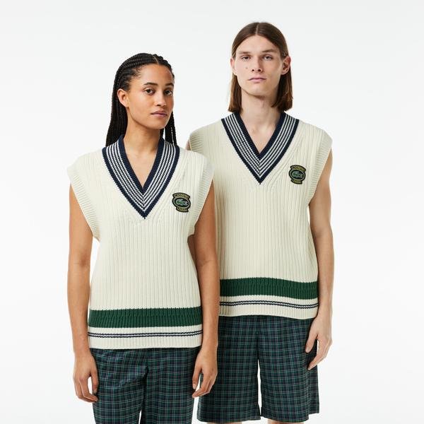 Lacoste Unisex Heavy Knit Badge Tennis Sweater