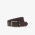 Lacoste Men's Grained Leather Croc Accent Belt028
