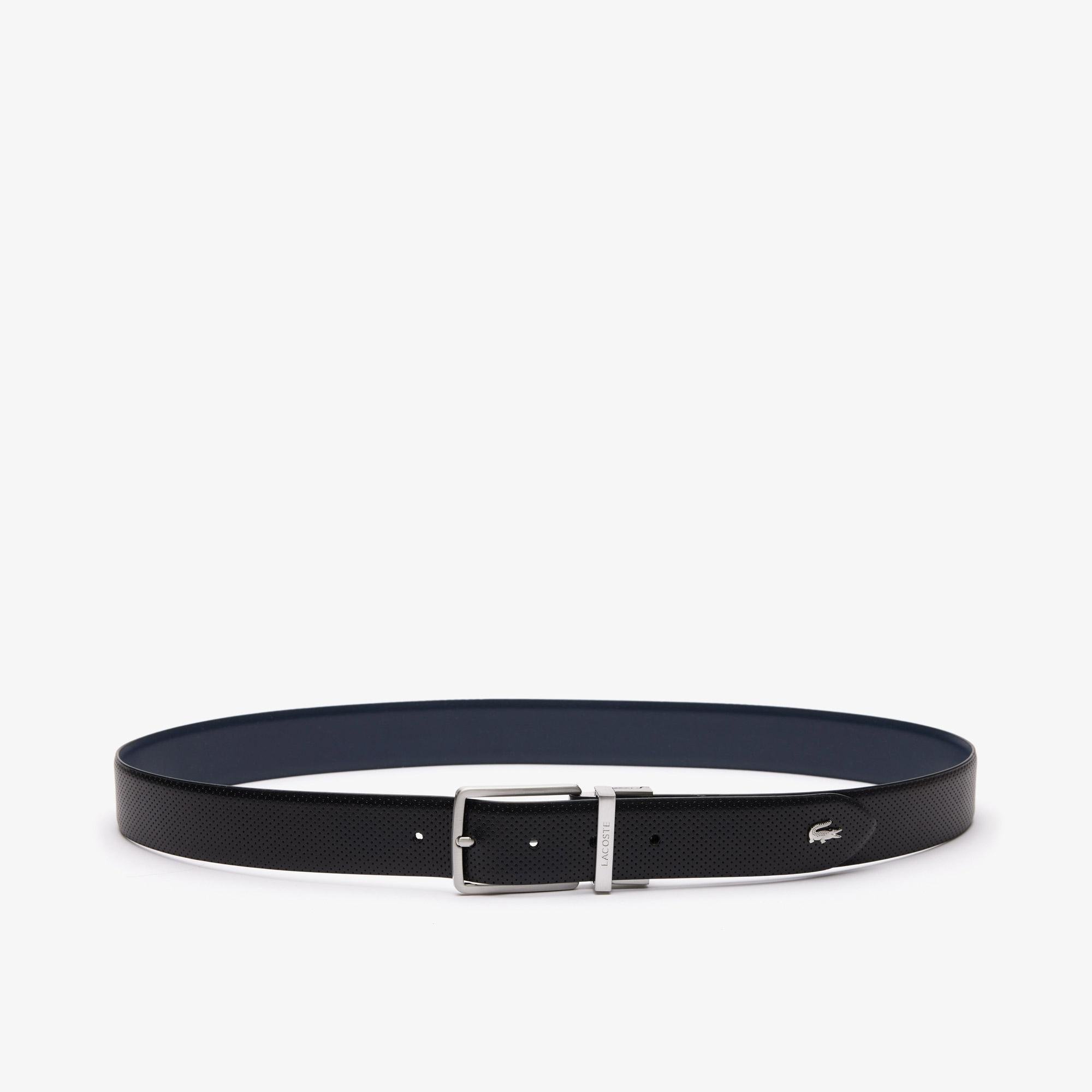 Lacoste Men's Reversible Wide Buckle Belt