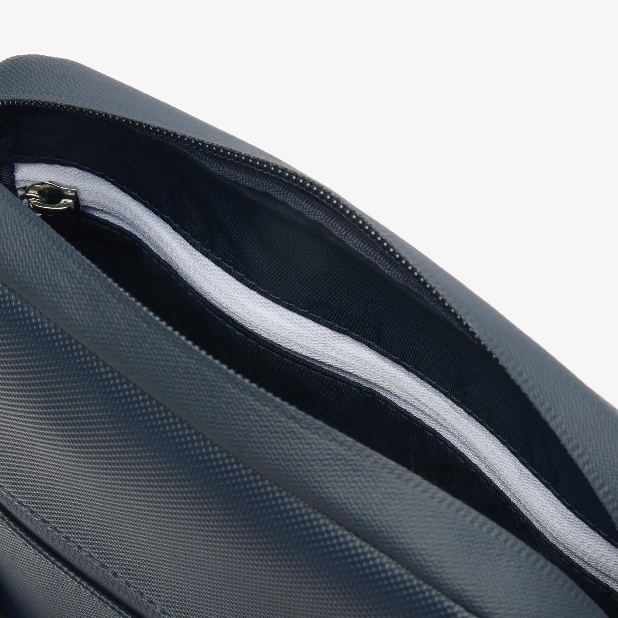 Lacoste Men's Medium  Zippered Petit Piqué Crossover Bag
