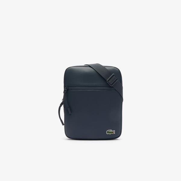 Lacoste férfi közepes cipzáras petit piké Crossover táska