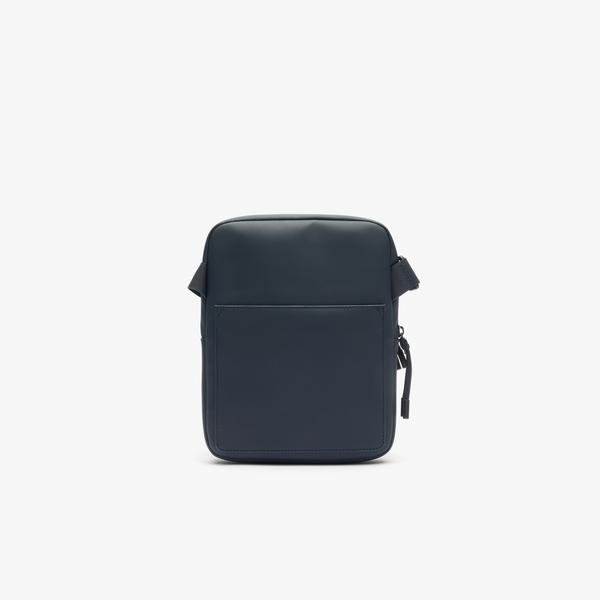 Lacoste Men's Medium  Zippered Petit Piqué Crossover Bag