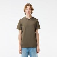 Lacoste Men's Stretch Piqué Stripe Collar T-Shirt316