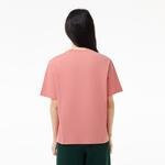 Lacoste damski T-shirt lekkiego bawełnianego dżerseju
