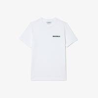 Lacoste Women's Embroidery Detail Jersey T-shirt001
