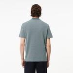 Lacoste Men's Caviar Texture Contrast Neck Cotton T-shirt