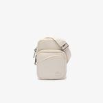 Lacoste Men's Small Angy Grain Leather Shoulder Bag