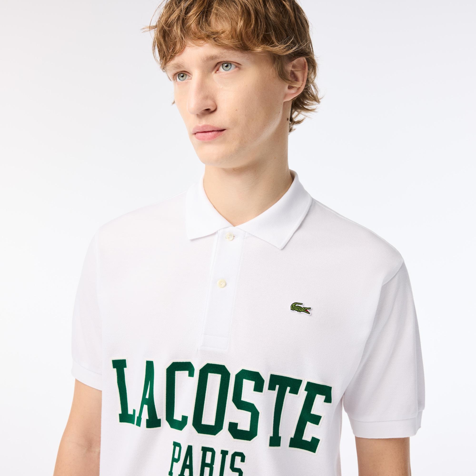 Lacoste Men's Branded Piqué Polo
