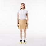 Lacoste Short Pleated Cotton Skirt