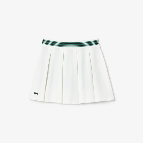 Lacoste Piqué Tennis Skirt with Integrated Shorts