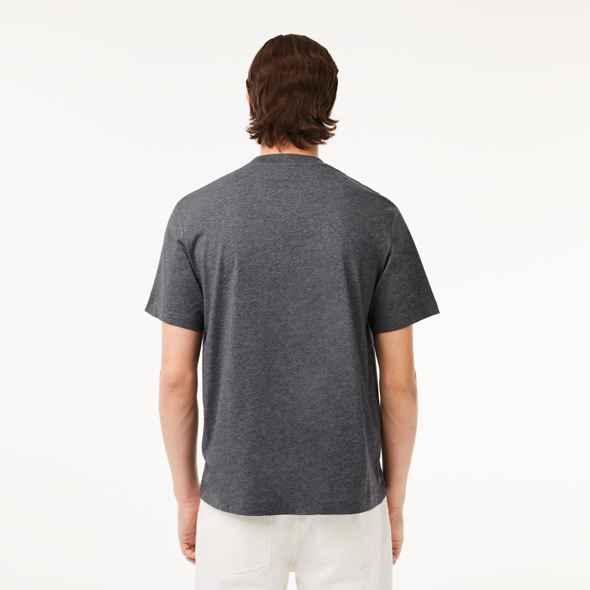 Lacoste klasszikus szabású pamut dzsörzé póló 