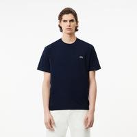 Lacoste T-shirt z logo z bawełnianego dżerseju166