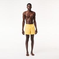 Lacoste męskie szorty kąpielowe z lekkiego materiału z technologią quick dryIKD