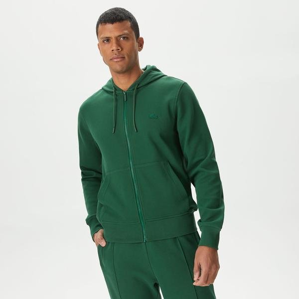 Lacoste Erkek Regular Fit Yeşil Sweatshirt
