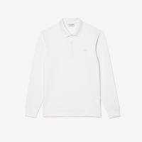 Smart Paris Long-sleeve Stretch Cotton Piqué Polo Shirt001