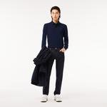 Lacoste Smart Paris strečová bavlněná polokošile s dlouhým rukávem