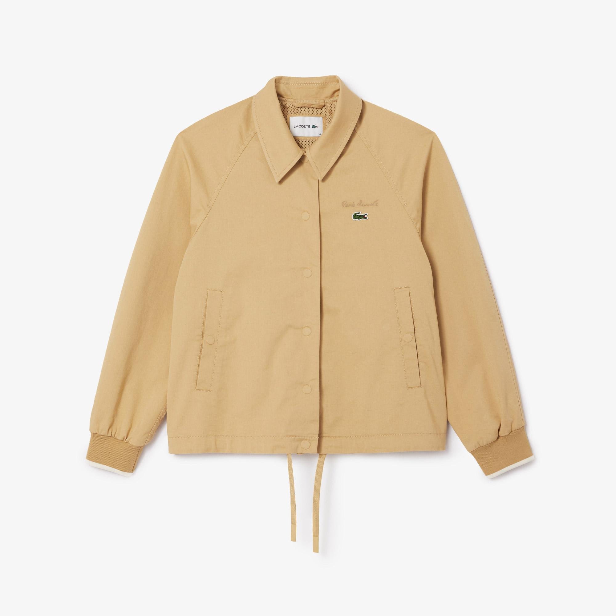 Lacoste Women's Oversized Embroidered Jacket