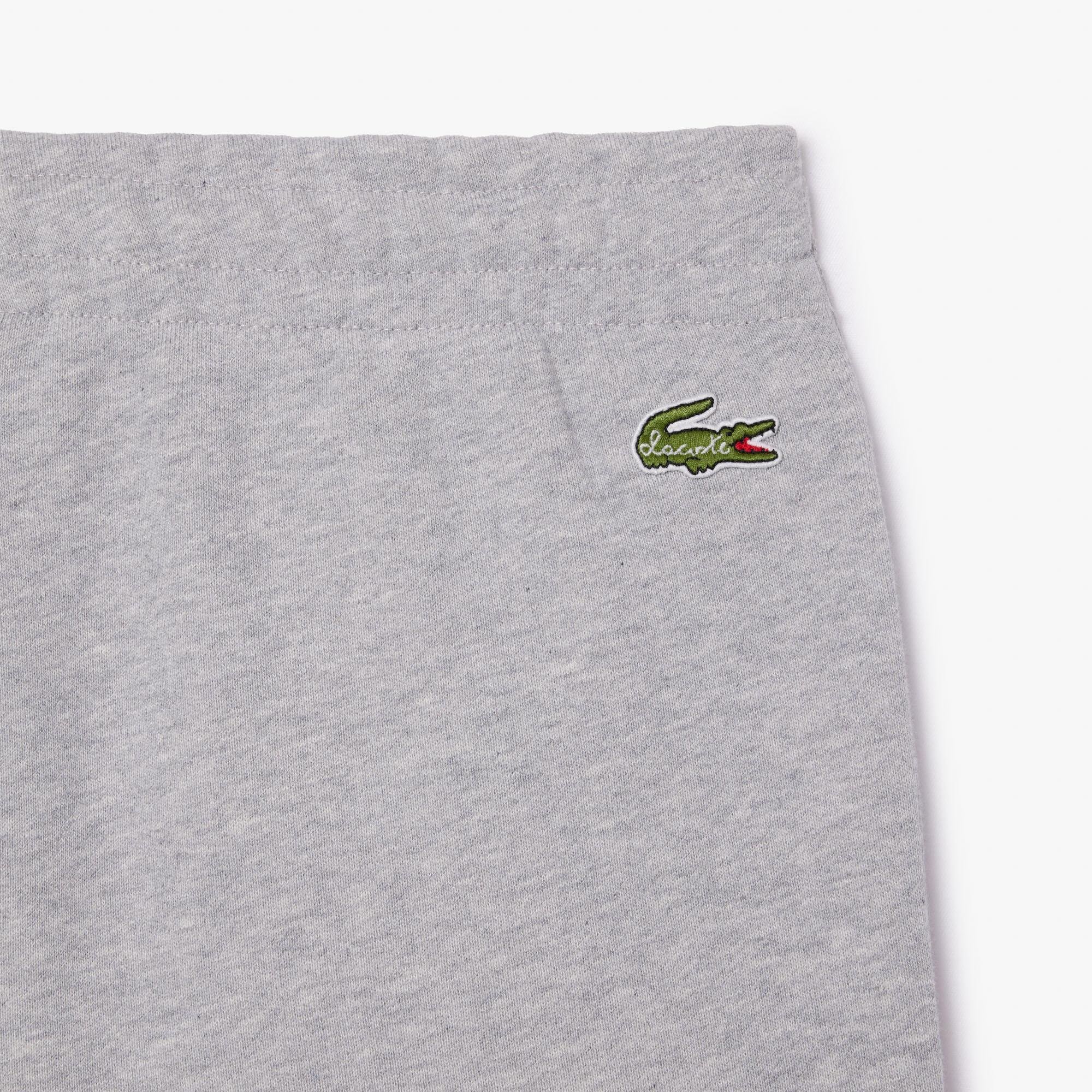 Lacoste Men's Embroidered Slogan Fleece Shorts