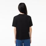 Lacoste Women's Relaxed Fit Lightweight Cotton Pima Jersey T-shirt