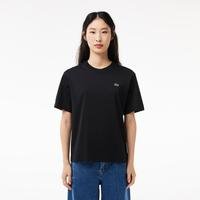 Lacoste Women's Relaxed Fit Lightweight Cotton Pima Jersey T-shirt031