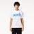 Lacoste Men's Cotton Contrast Print & Badge T-Shirt001