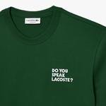 Lacoste Unisex Cotton Piqué Effect Slogan Back T-Shirt