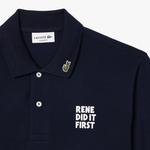 Lacoste Men's Embroidered Slogan Polo