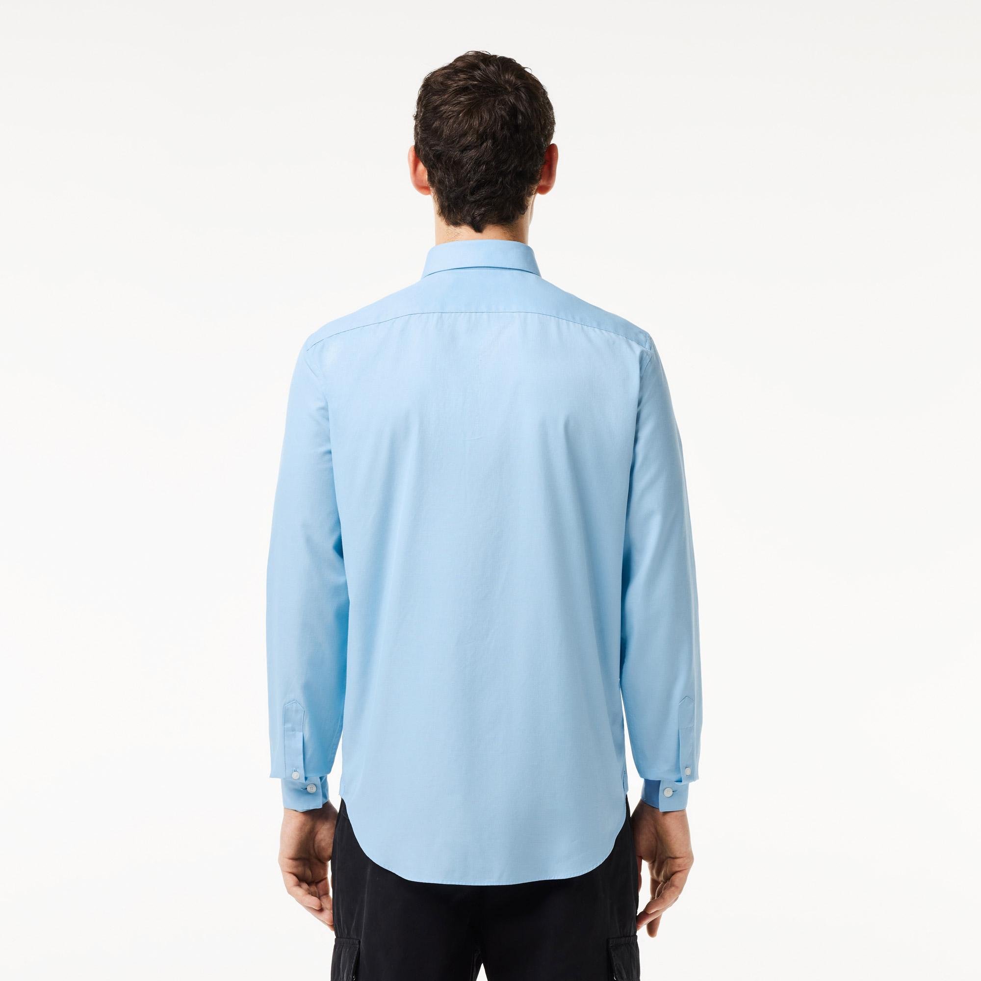Lacoste Men's Regular Fit Solid Cotton Shirt
