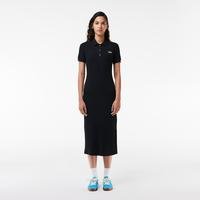Lacoste Women's Polo-Style Midi Dress031