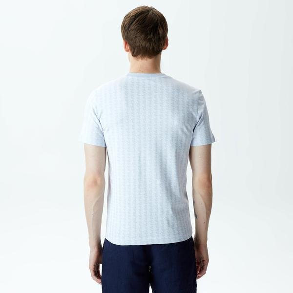 Lacoste Sport Men's T-shirt In Polyamide With Elastane And Crew Neck